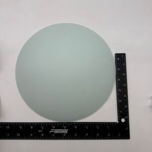 IKEA LOCK Glass Round Frosted Light Blue cove. 16418 light over ONLY